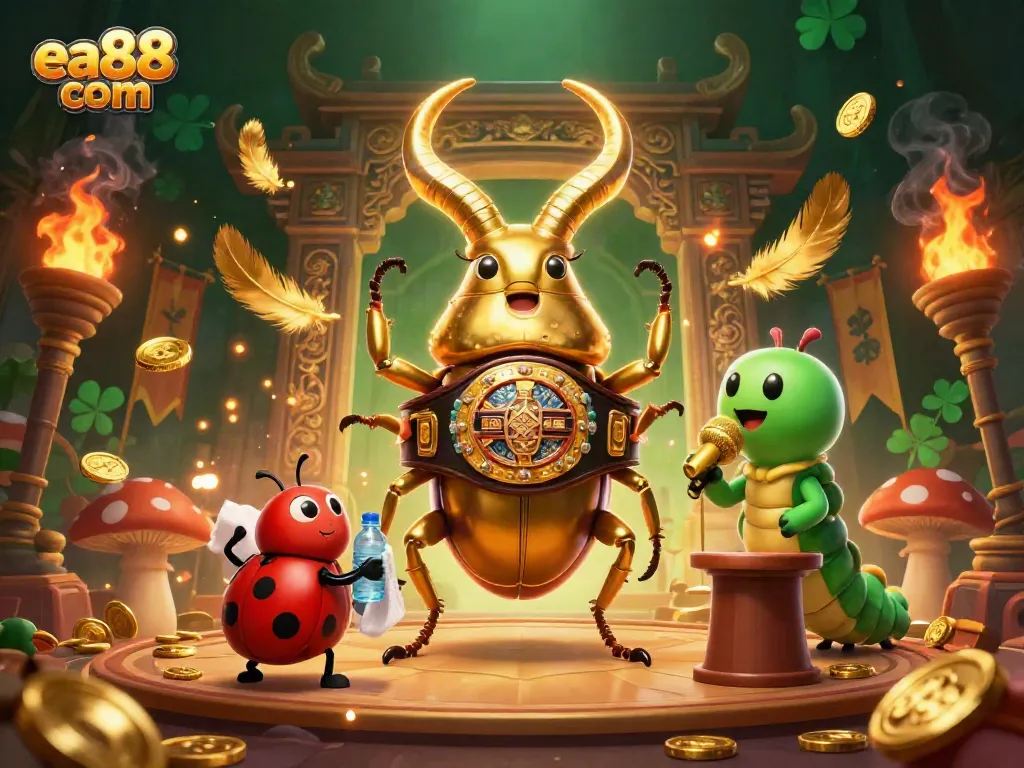 Experience thrilling gameplay at ea88 com with this dynamic illustration featuring unique gaming elements.