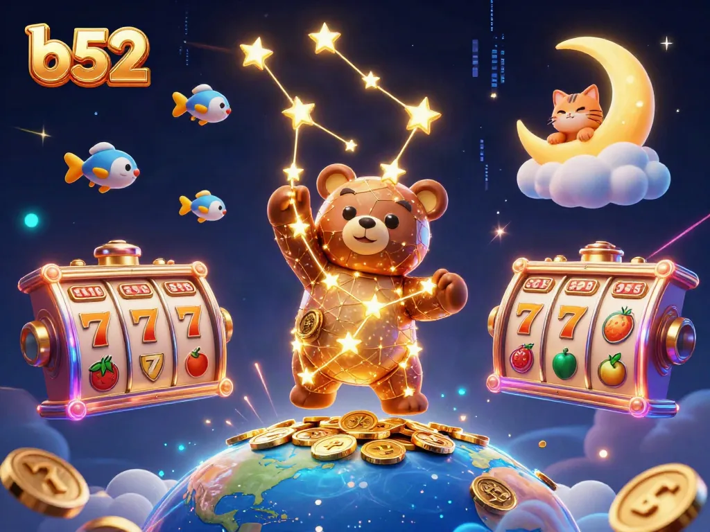 Play thrilling b52 casino games with the constellation bear and enjoy the exciting atmosphere.