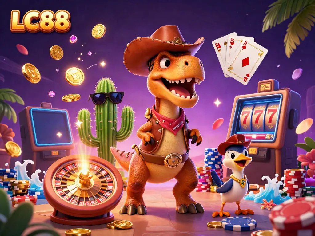 Experience thrilling gameplay at LC88 with dynamic characters and exciting casino elements.