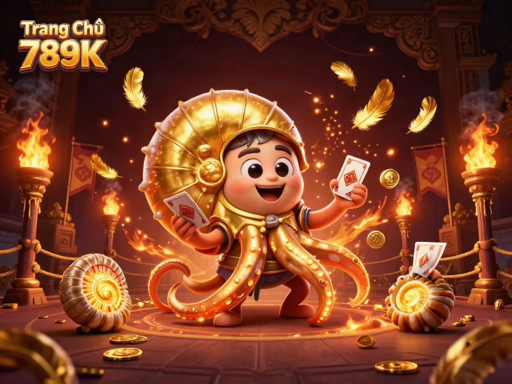 Engage in thrilling gameplay at Trang Chủ 789K, where an ancient nautilus spins a roulette wheel.