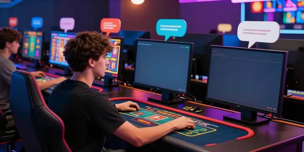 User enjoying mantul88 mobile gaming experience with casino games on smartphone.