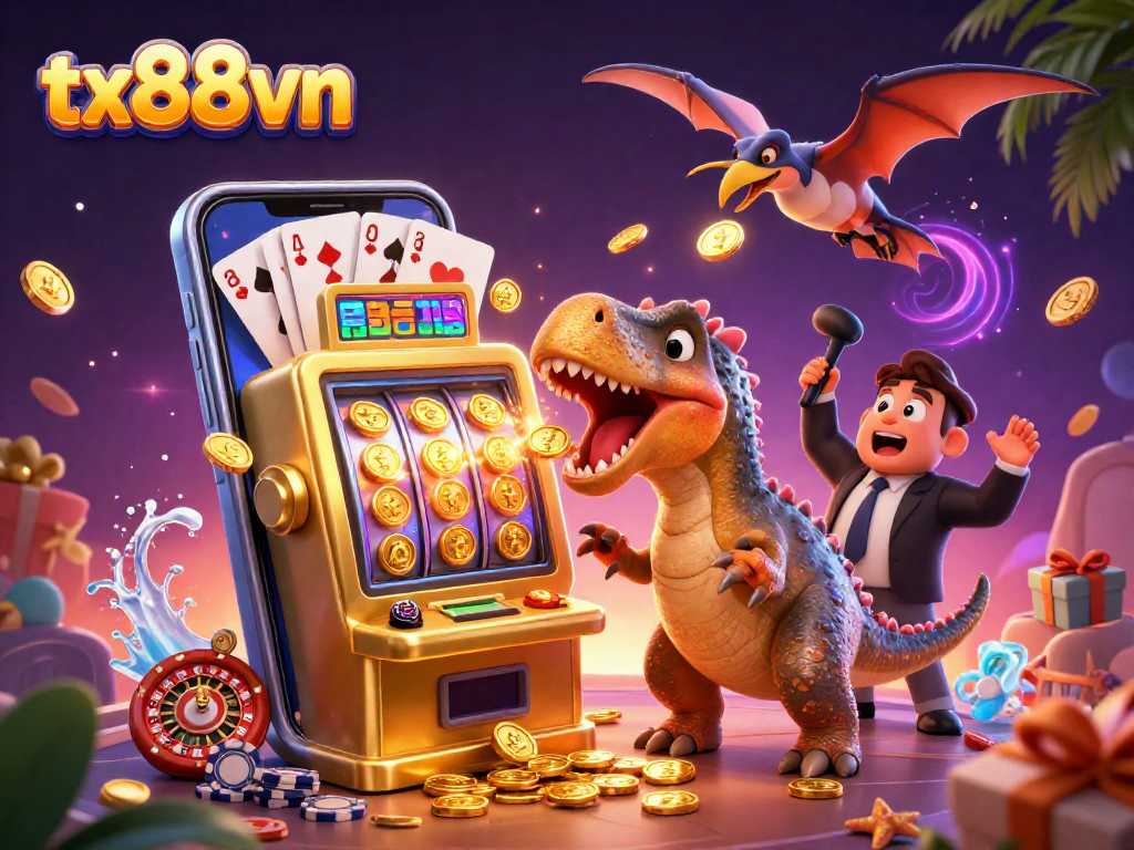 Experience the thrill at tx88vn with dynamic gameplay featuring jackpot scenes and casino excitement.