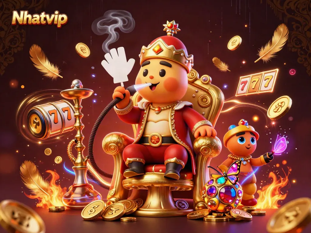 Nhatvip offers thrilling online casino action with vibrant gambling themes, showcasing dynamic card games.