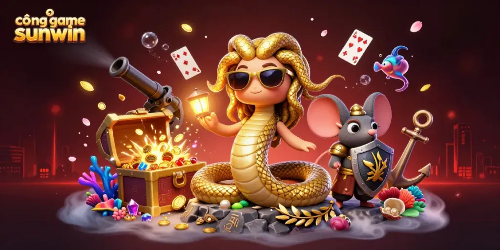 Experience thrilling slots and games with cổng game sunwin, featuring vibrant visuals and engaging characters.