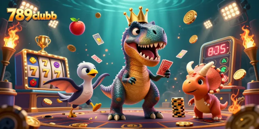 Engage with exciting slot games at 789clubb with vibrant characters and dynamic gambling elements.