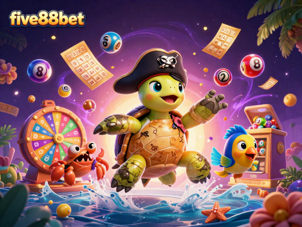 Experience five88bet's thrilling lottery adventures with vibrant animals and dynamic game elements.
