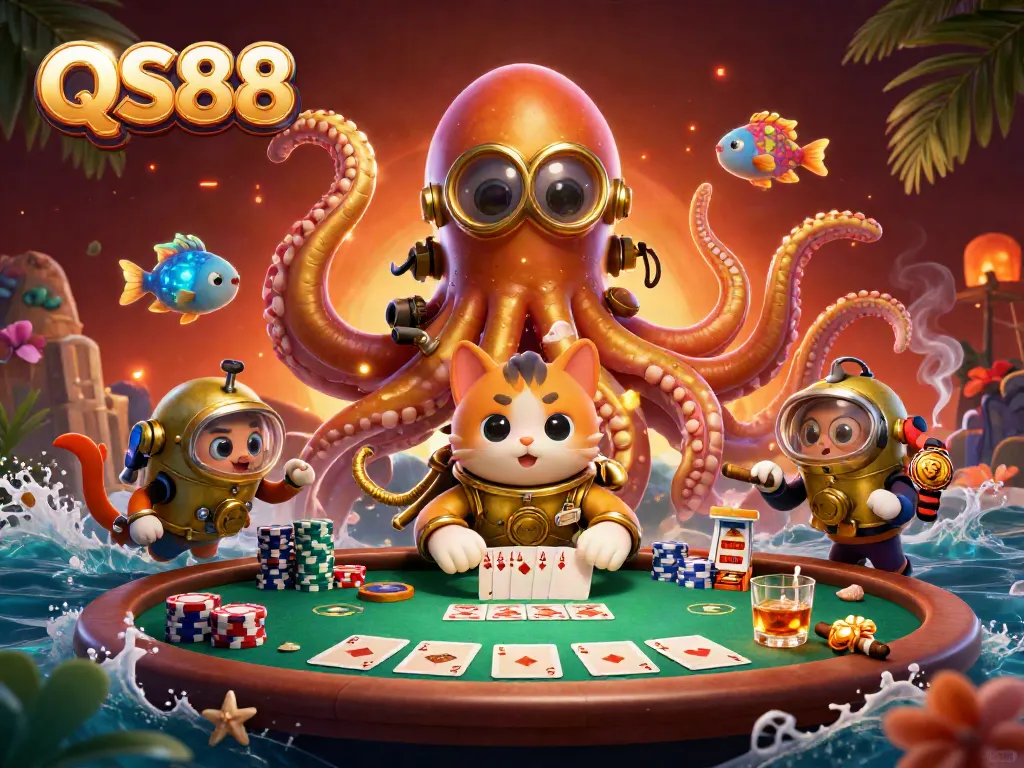 Join the excitement at QS88 with thrilling poker games and captivating casino visuals.