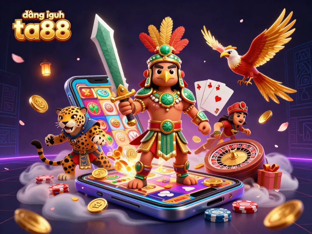 Experience seamless đăng nhập ta88 with vibrant graphics and immersive features in this dynamic illustration.