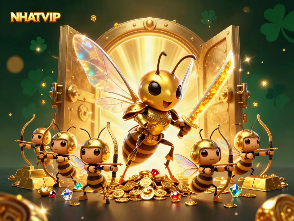 Nahatvip brings excitement with a vibrant casino-themed illustration featuring characters and treasures.