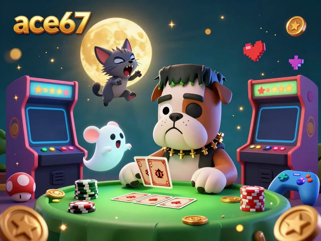 Experience dynamic gaming action with ace67 featuring vibrant 3D characters and thrilling casino elements.