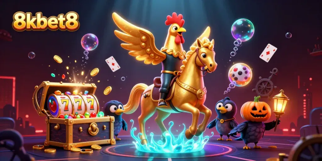 Experience thrilling fun with 8xbet8 in a vibrant casino adventure filled with gold and excitement